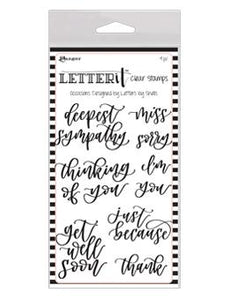 NEW! Letter It™ Clear Stamp Set - Occasions