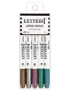 Letter It™ Metallic Markers, 5pc