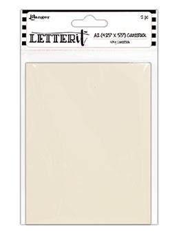 Letter It™ Ivory A2 Cardstock 4.25" x 5.5", 12pc