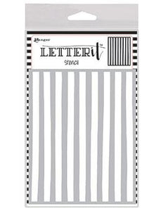 NEW! Letter It™ Background Stencil Organic Stripes