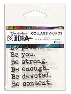 Dina Wakley Media Collage Words