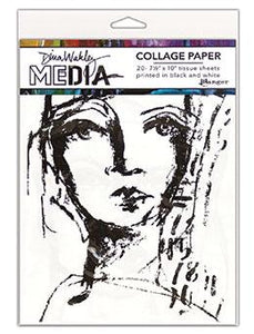 NEW! Dina Wakley Media Collage Paper Faces