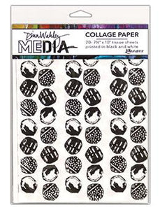 NEW! Dina Wakley Media Collage Paper Backgrounds