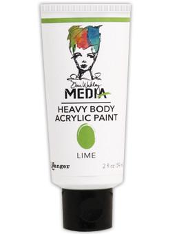 Dina Wakley Media Acrylic Paint Lime, 2oz