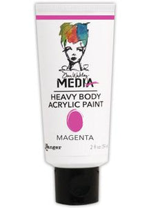 Dina Wakley Media Acrylic Paint Magenta, 2oz