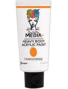 Dina Wakley Media Acrylic Paint Tangerine, 2oz