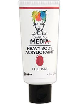 Dina Wakley Media Acrylic Paint Fuchsia, 2oz