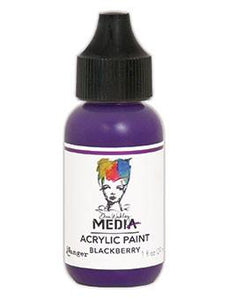 Dina Wakley Media Acrylic Paint Blackberry, 1oz