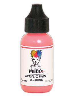 Dina Wakley Media Acrylic Paint Blushing, 1oz