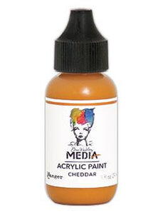 Dina Wakley Media Acrylic Paint Cheddar, 1oz