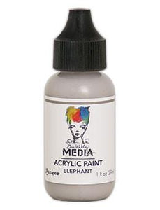 Dina Wakley Media Acrylic Paint Elephant, 1oz