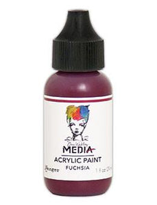 Dina Wakley Media Acrylic Paint Fuchsia, 1oz