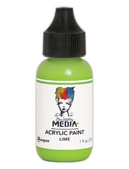 Dina Wakley Media Acrylic Paint Lime, 1oz