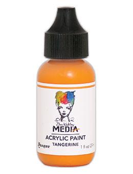 Dina Wakley Media Acrylic Paint Tangerine, 1oz