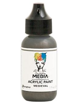 Dina Wakley Media Acrylic Paint Medieval, 1oz