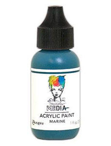 Dina Wakley Media Acrlyic Paint Marine, 1oz