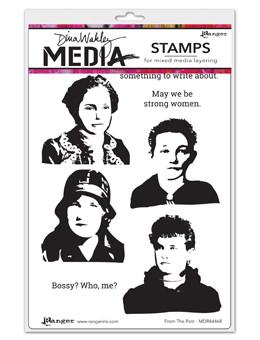 Dina Wakley Media Stamps From the Past