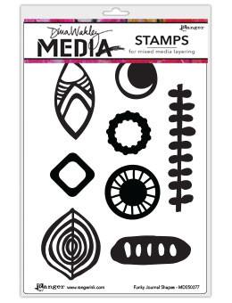 Dina Wakley Media Stamps Funky Journal Shapes