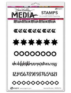 Dina Wakley Media Stamps Assorted Borders