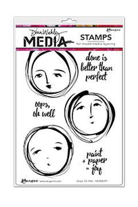 Dina Wakley Media Stamps Oops, Oh Well