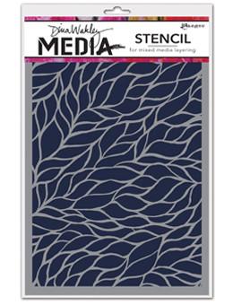 Dina Wakley Media Stencils Viney