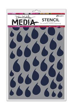 Dina Wakley Media Stencil Dollops