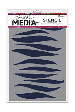 Dina Wakley Media Stencils Gusts