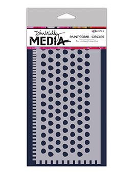 Dina Wakley Media Paint Combs Circles