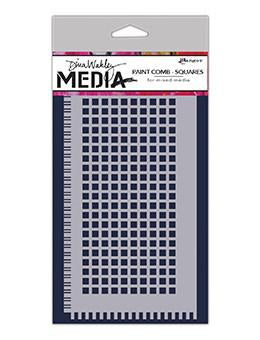 Dina Wakley Media Paint Combs Squares