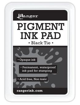 Ranger Pigment Ink Pad Black Tie
