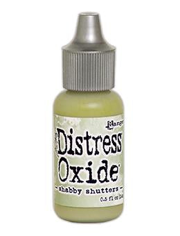 NEW! Tim Holtz Distress® Oxide® Re-Inker Shabby Shutters, 0.5oz