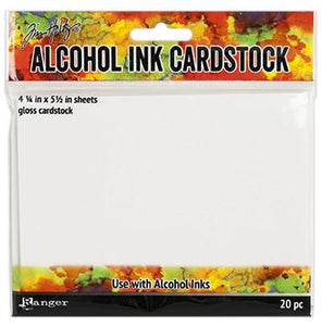 Tim Holtz® Alcohol Ink Cardstock, 20pc