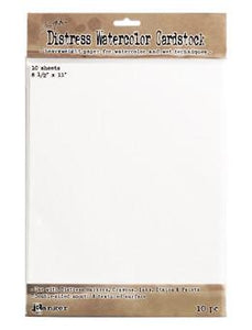 TH Distress® Watercolor Cardstock 8.5" x 11", 10pc