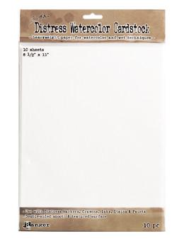 TH Distress® Watercolor Cardstock 8.5" x 11", 10pc