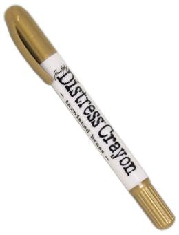 Tim Holtz Distress® Crayon Tarnished Brass