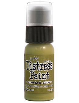 Tim Holtz Distress® Dabber Paint Crushed Olive, 1oz