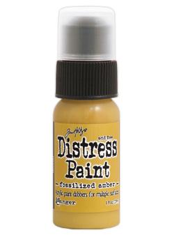 Tim Holtz Distress® Dabber Paint Fossilized Amber, 1oz