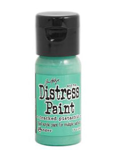 Tim Holtz Distress® Flip Top Paint Cracked Pistachio, 1oz