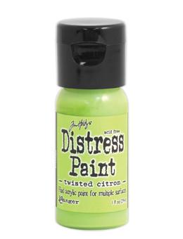 Tim Holtz Distress® Flip Top Paint Twisted Citron, 1oz