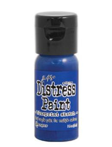 Tim Holtz Distress® Flip Top Paint Blueprint Sketch, 1oz