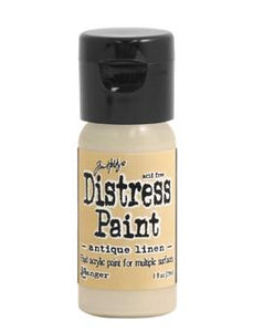 Tim Holtz Distress® Flip Top Paint Antique Linen, 1oz