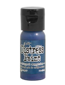 Tim Holtz Distress® Flip Top Paint Chipped Sapphire, 1oz