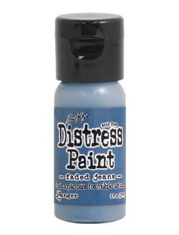 Tim Holtz Distress® Flip Top Paint Faded Jeans, 1oz