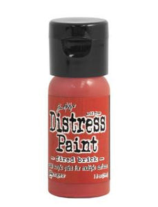 Tim Holtz Distress® Flip Top Paint Fired Brick, 1oz