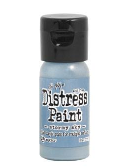 Tim Holtz Distress® Flip Top Paint Stormy Sky, 1oz