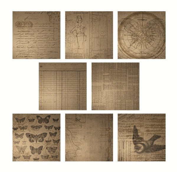Tim Holtz® Idea-ology Paperie - Kraft Resist Paper Stash