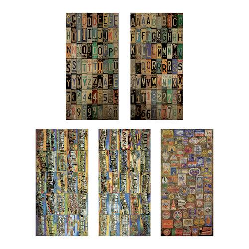 Tim Holtz® Idea-ology Paperie - Salvage Stickers - Destinations