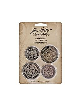 Tim Holtz® Idea-ology Findings - Compass Coins