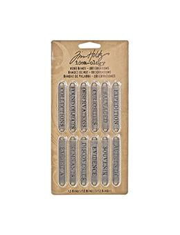 Tim Holtz® Idea-ology Findings - Word Bands - Observations