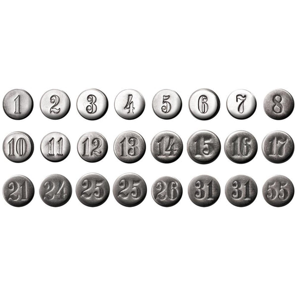Tim Holtz® Idea-ology Fasteners - Number Brads